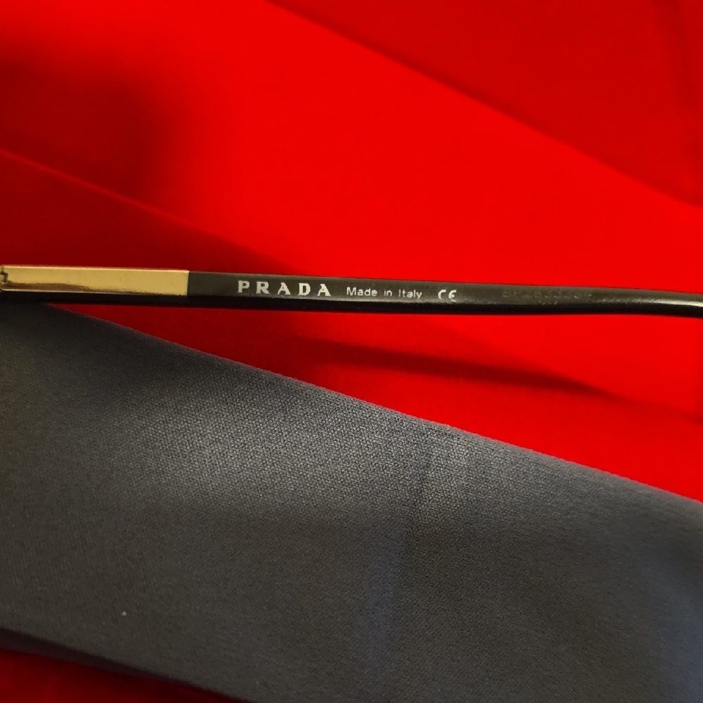 Prada Black Rectangular Frame Eyewear - image 3
